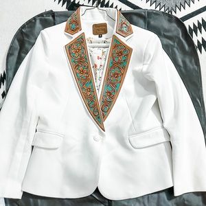 American Darling Leather Blazer